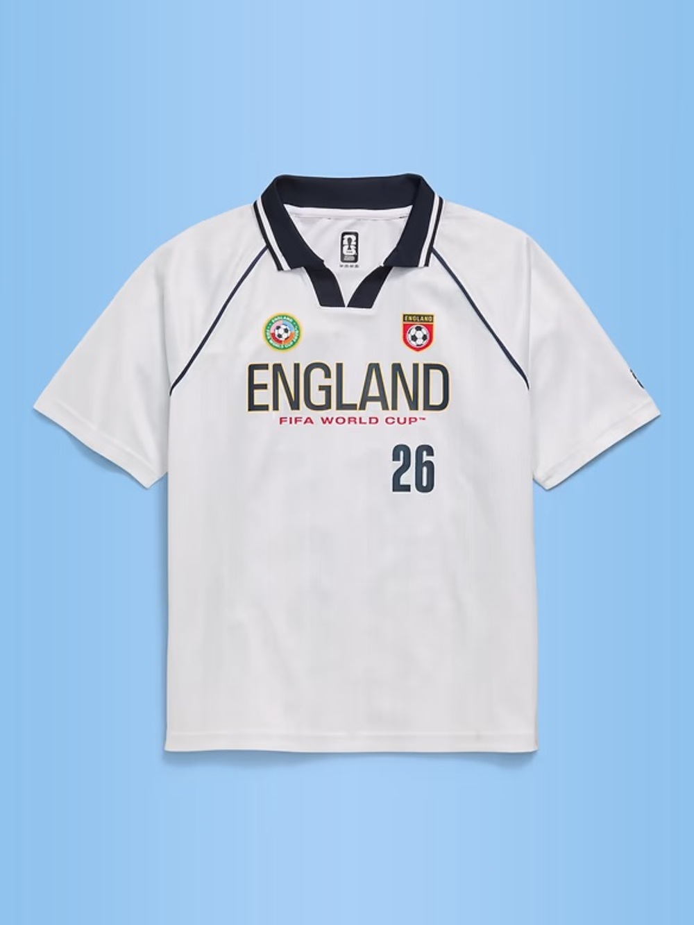 England FIFA World Cup 2026 Kids' White Soccer Jersey